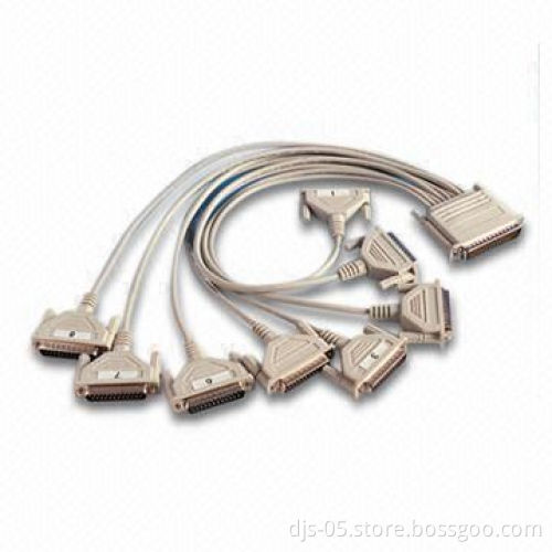 Multimedia Cable, HDB78M to DB25M x 8pcs, Available in Different Colors